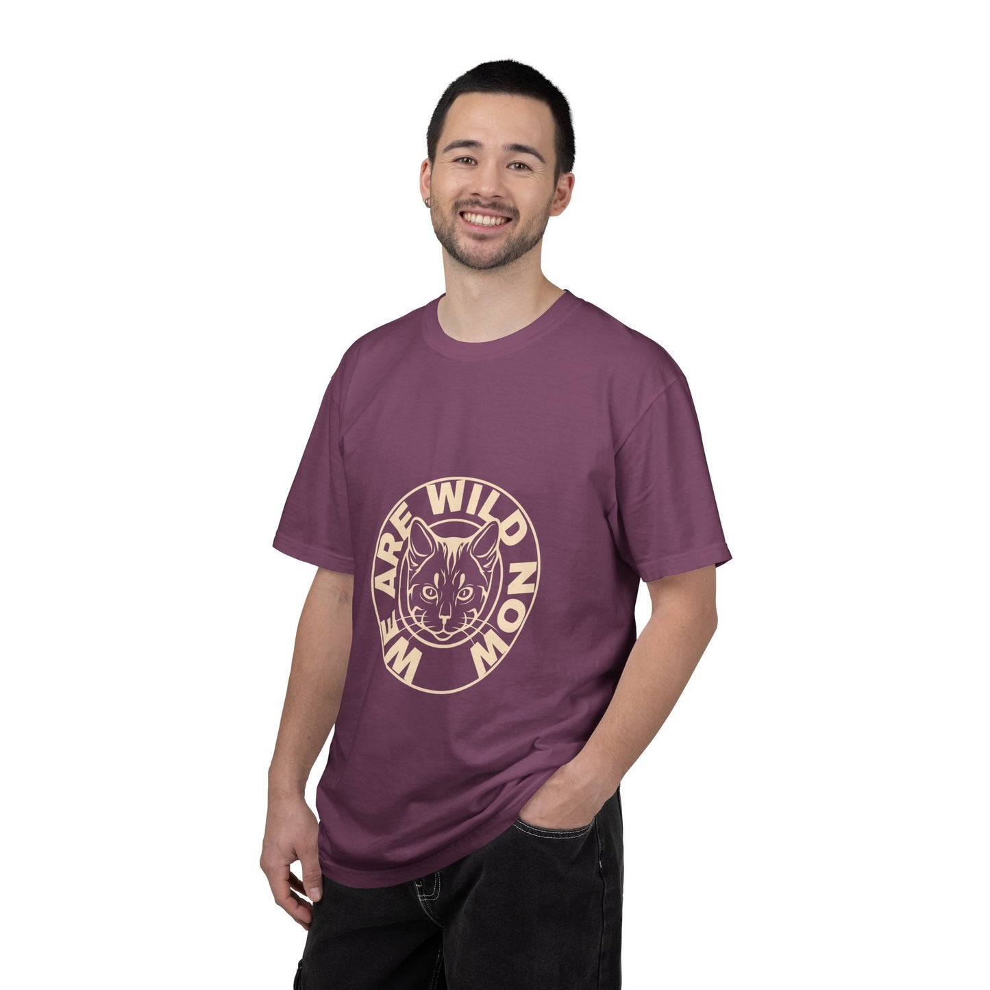 We Are Wild Now Cat Graphic T‑Shirt