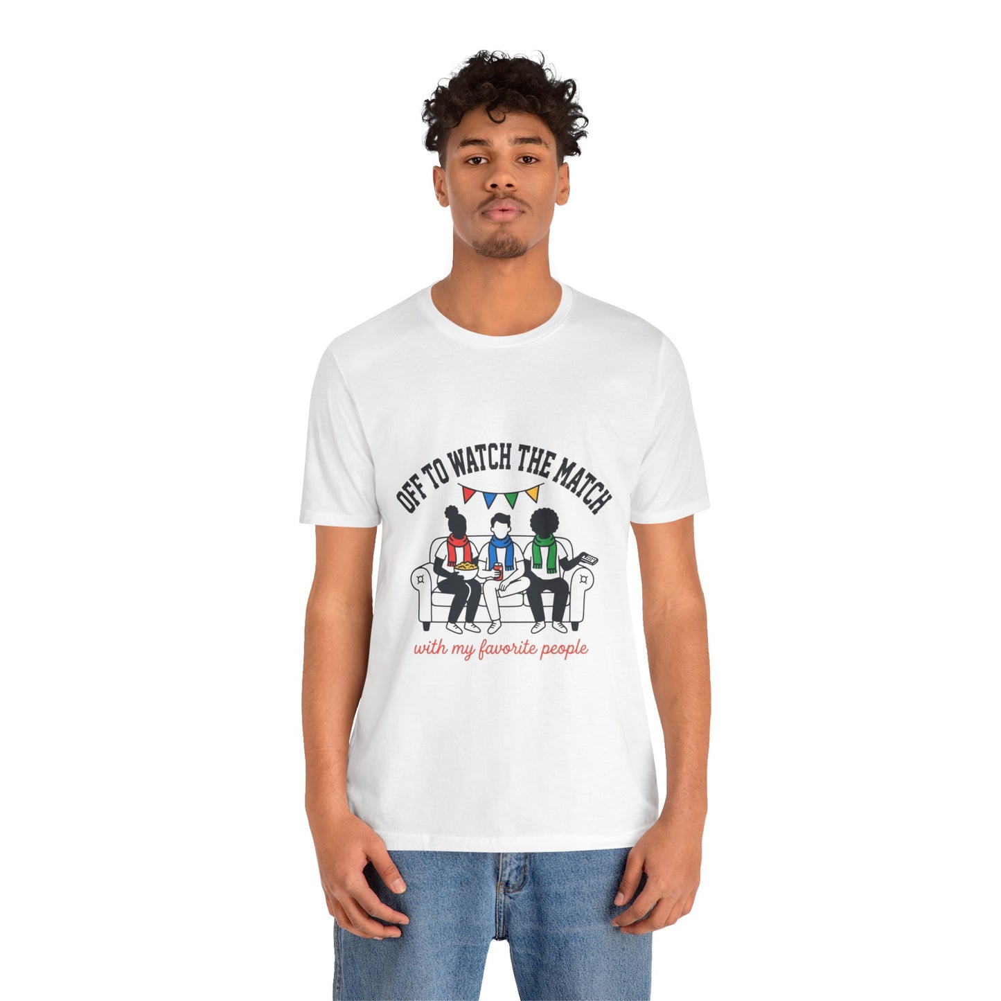 Off to Watch the Match Tee | soccer watch party, match-day outfit