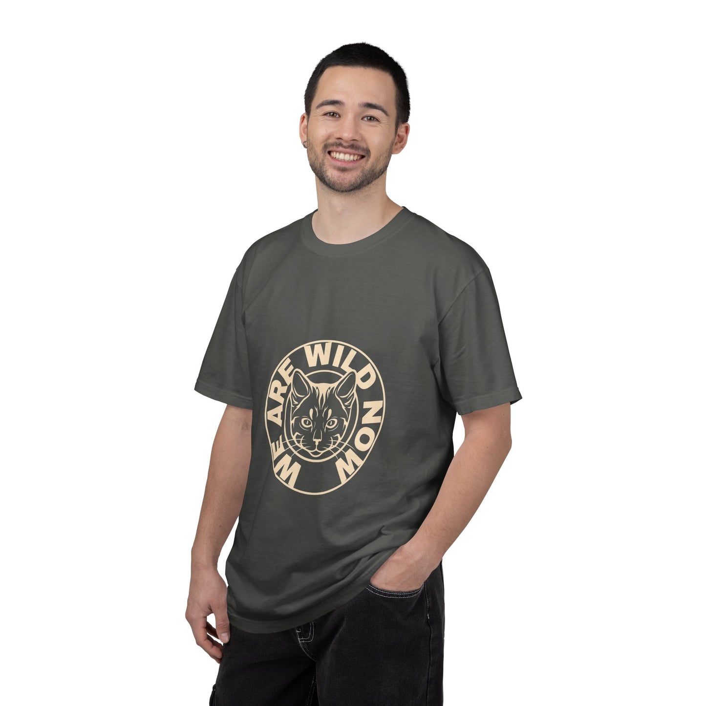 We Are Wild Now Cat Graphic T‑Shirt