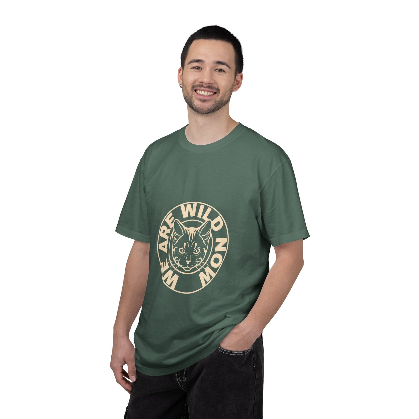 We Are Wild Now Cat Graphic T‑Shirt