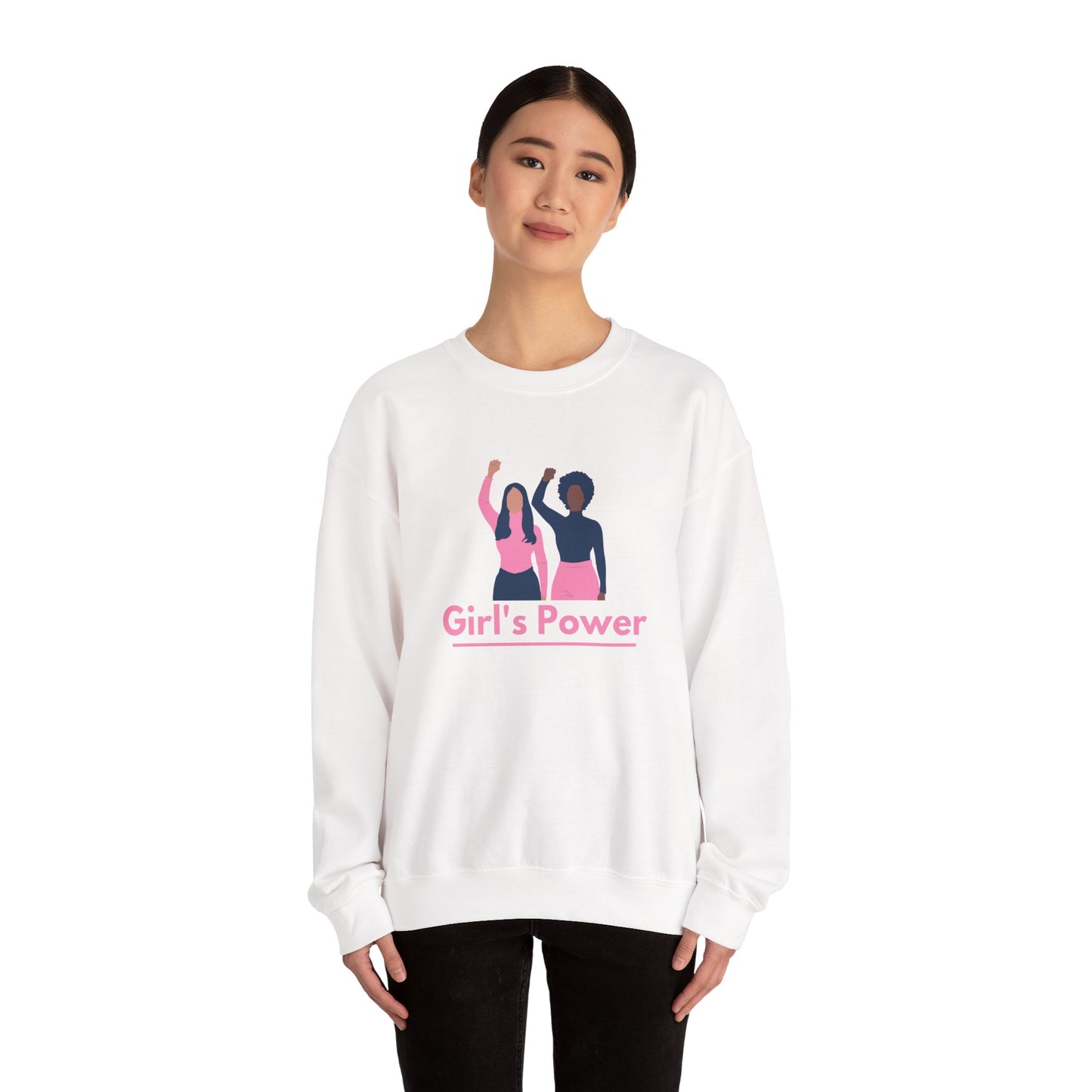 Girl's Power Sweatshirt — “It's a New Day” Empowerment Crewneck