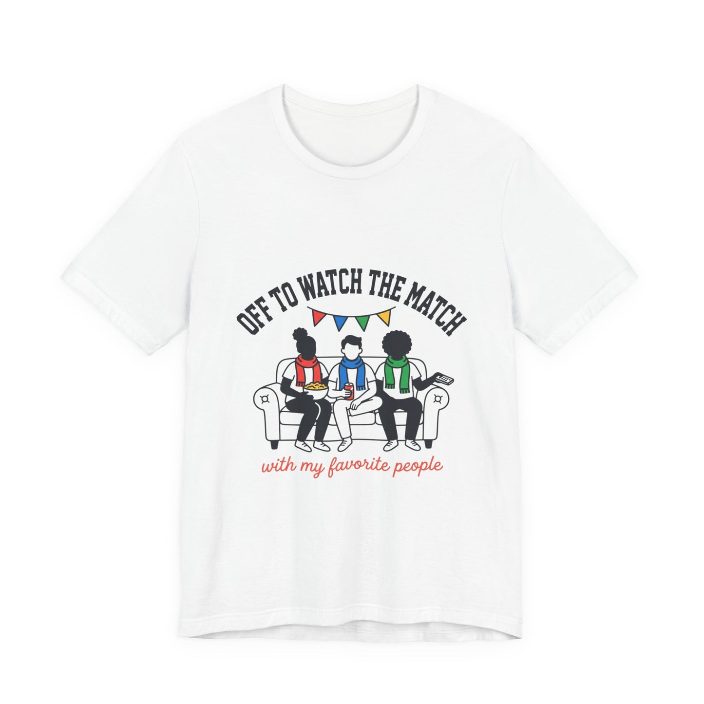 Off to Watch the Match Tee | soccer watch party, match-day outfit