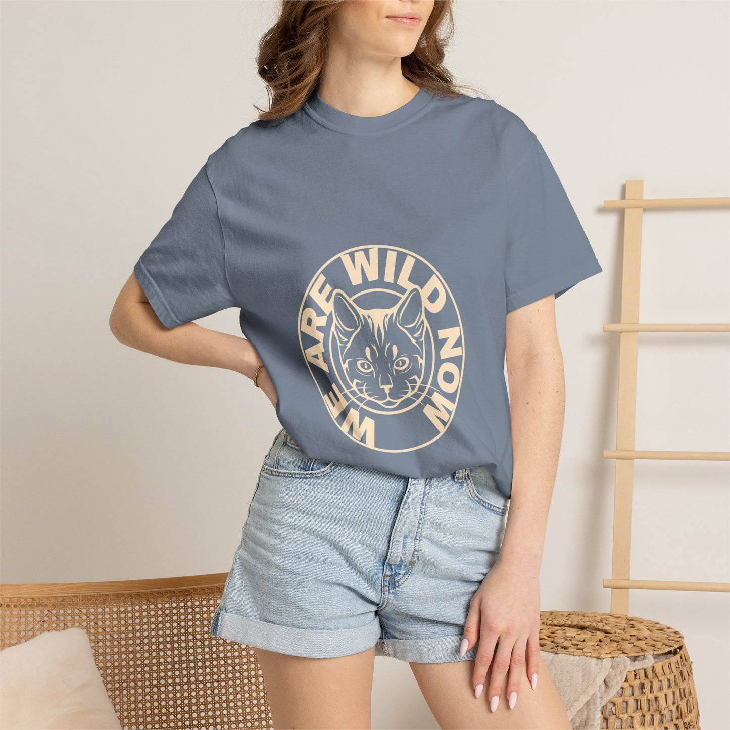 We Are Wild Now Cat Graphic T‑Shirt