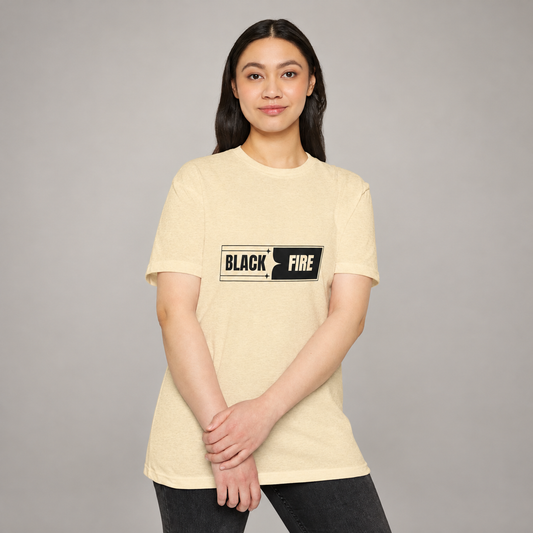 Black Fire Logo T-Shirt — Art Lover Boutique Graphic Tee
