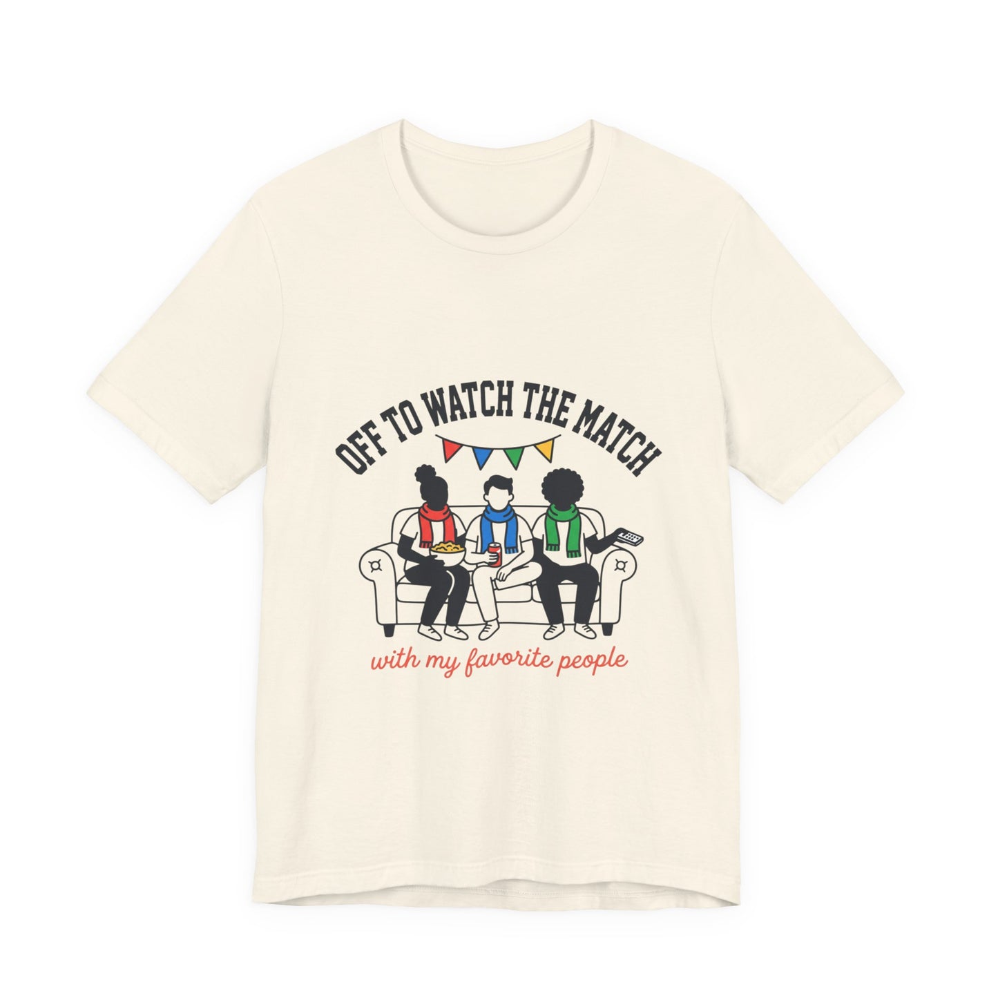 Off to Watch the Match Tee | soccer watch party, match-day outfit