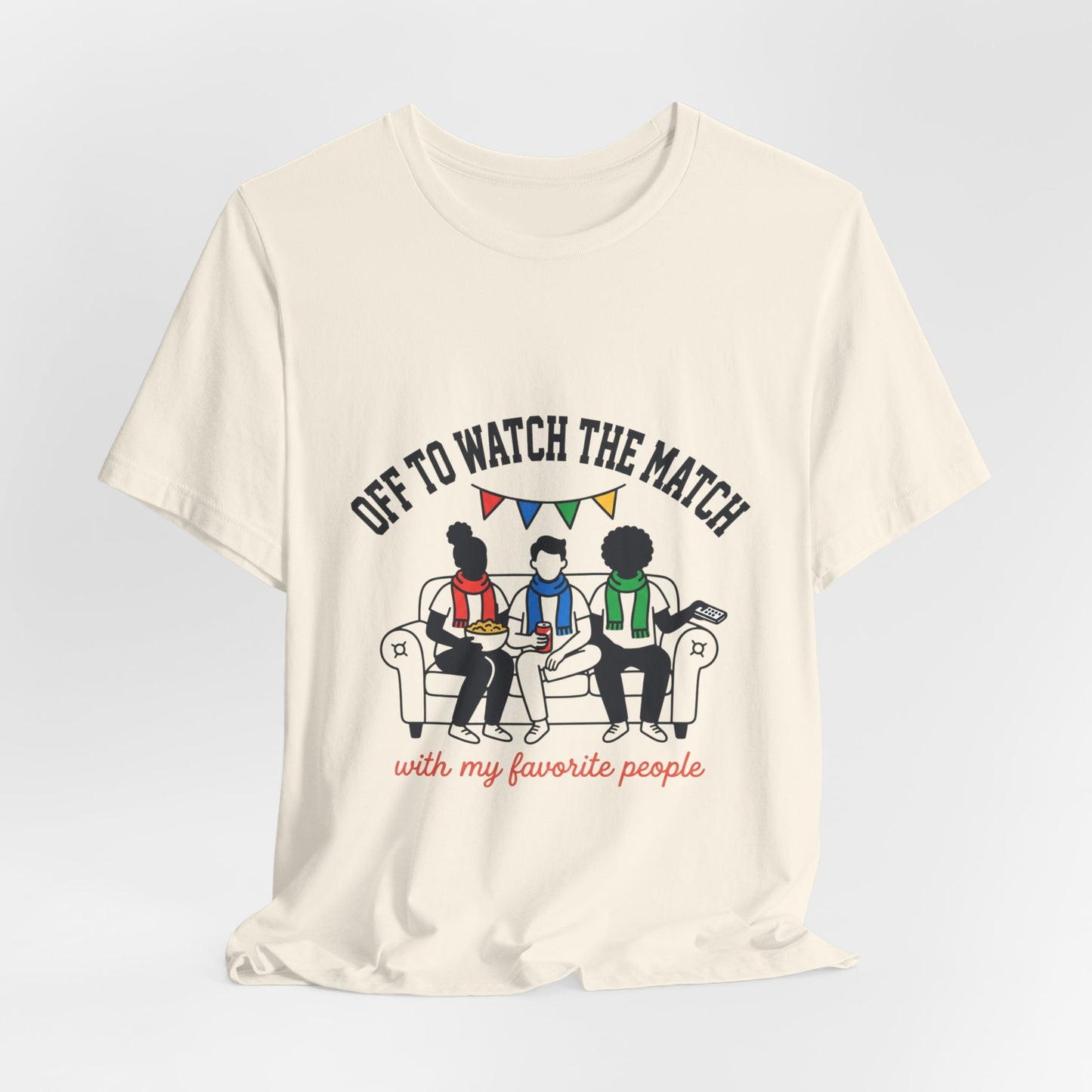 Off to Watch the Match Tee | soccer watch party, match-day outfit