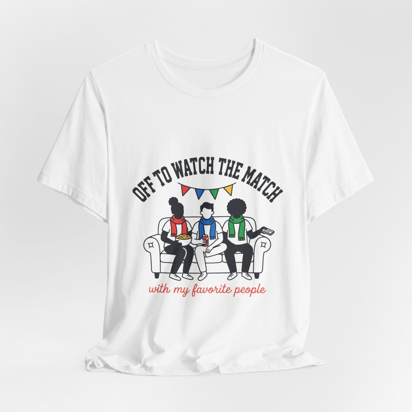 Off to Watch the Match Tee | soccer watch party, match-day outfit
