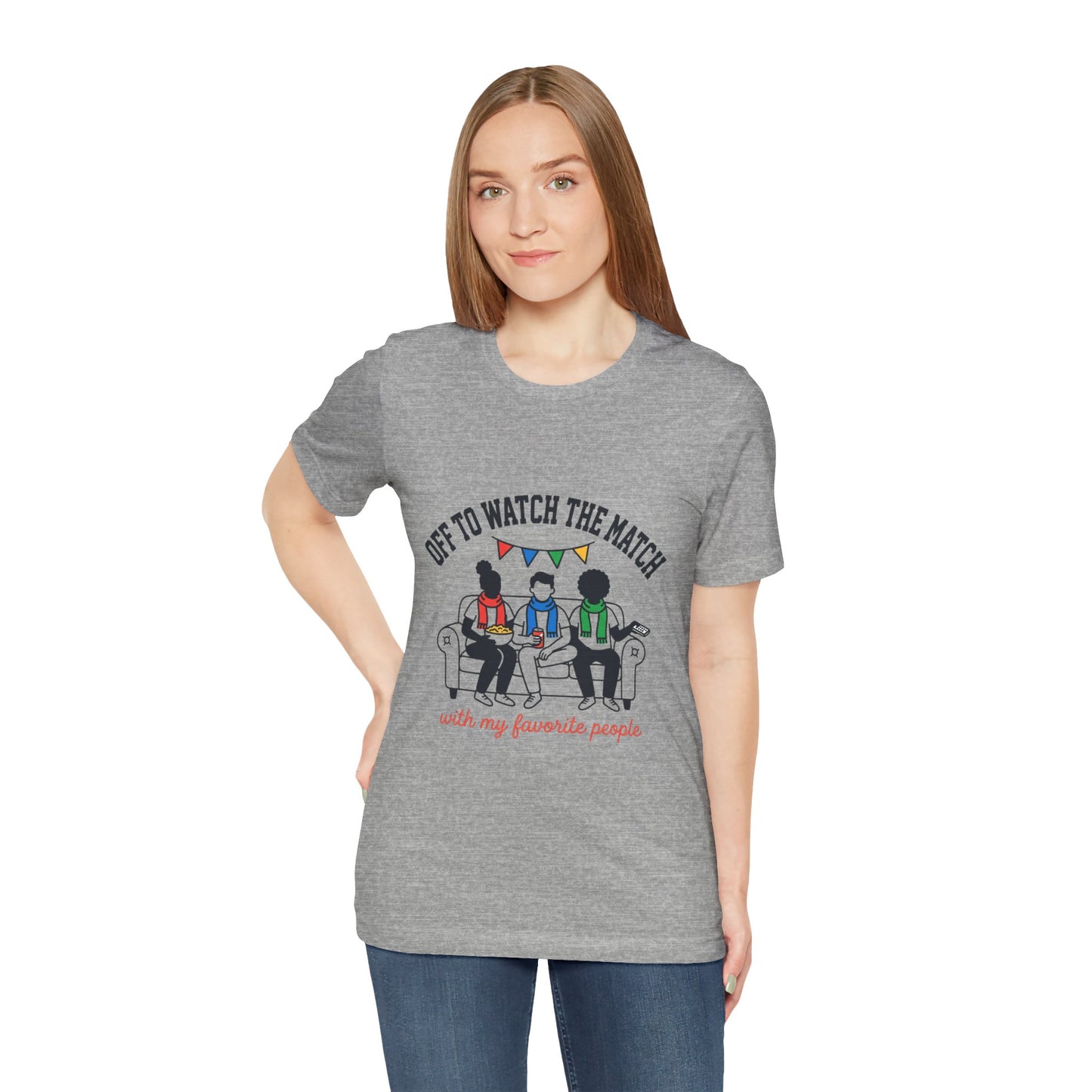 Off to Watch the Match Tee | soccer watch party, match-day outfit