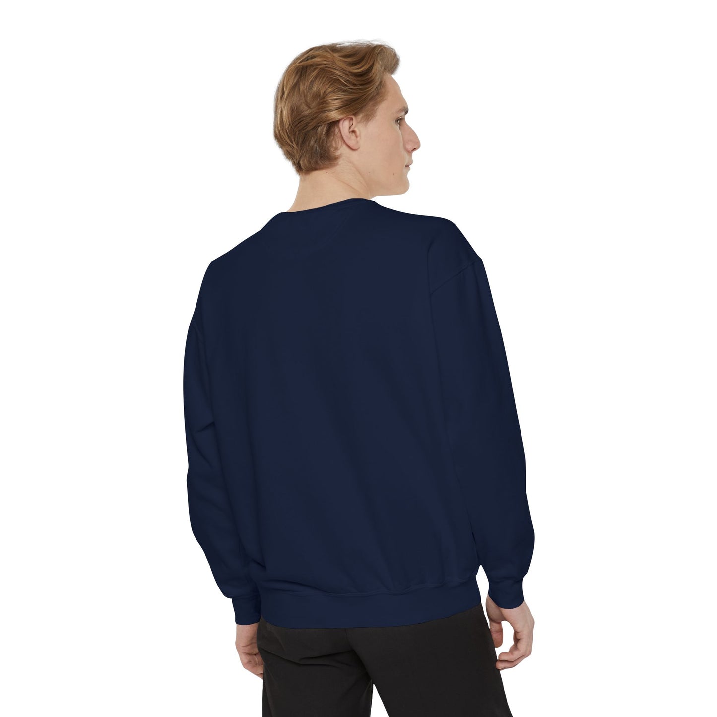 Graphic Sweatshirt — “Be Easy On Me” Artistic Portrait Pullover