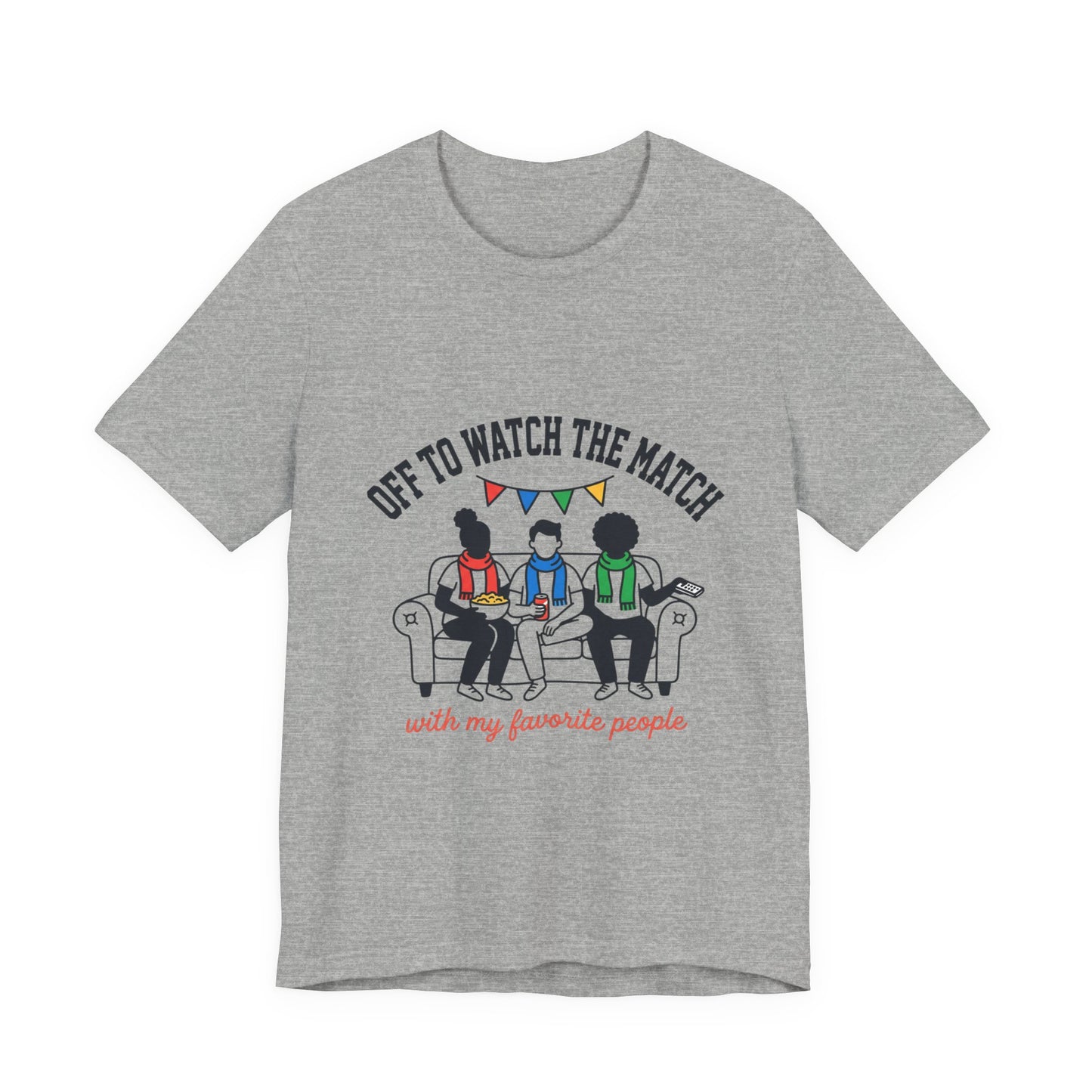 Off to Watch the Match Tee | soccer watch party, match-day outfit