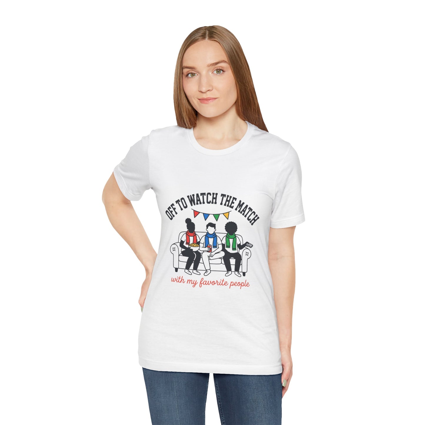Off to Watch the Match Tee | soccer watch party, match-day outfit