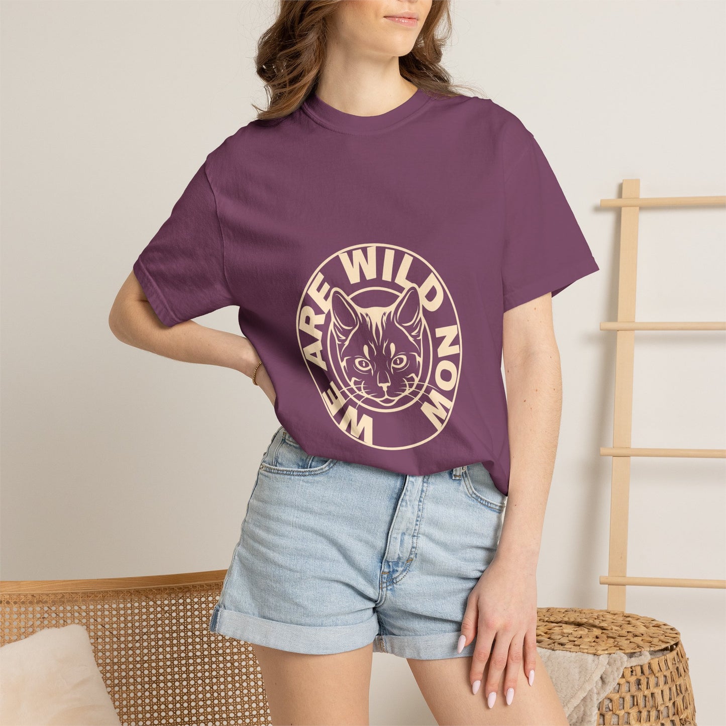 We Are Wild Now Cat Graphic T‑Shirt