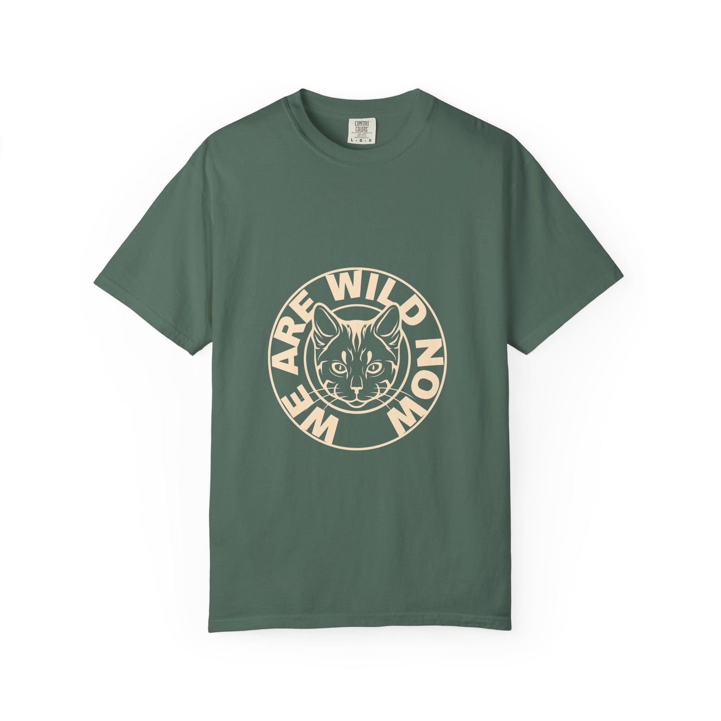 We Are Wild Now Cat Graphic T‑Shirt