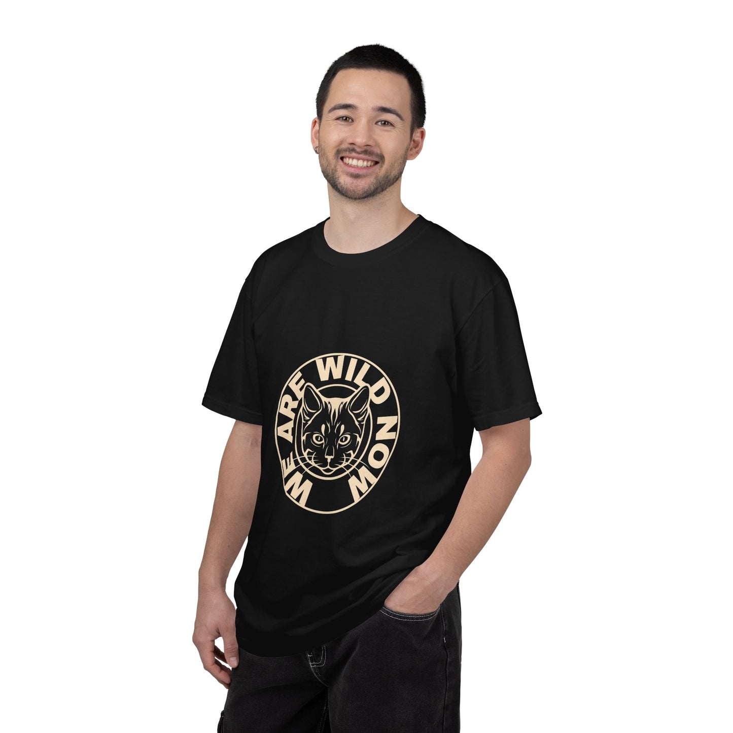 We Are Wild Now Cat Graphic T‑Shirt