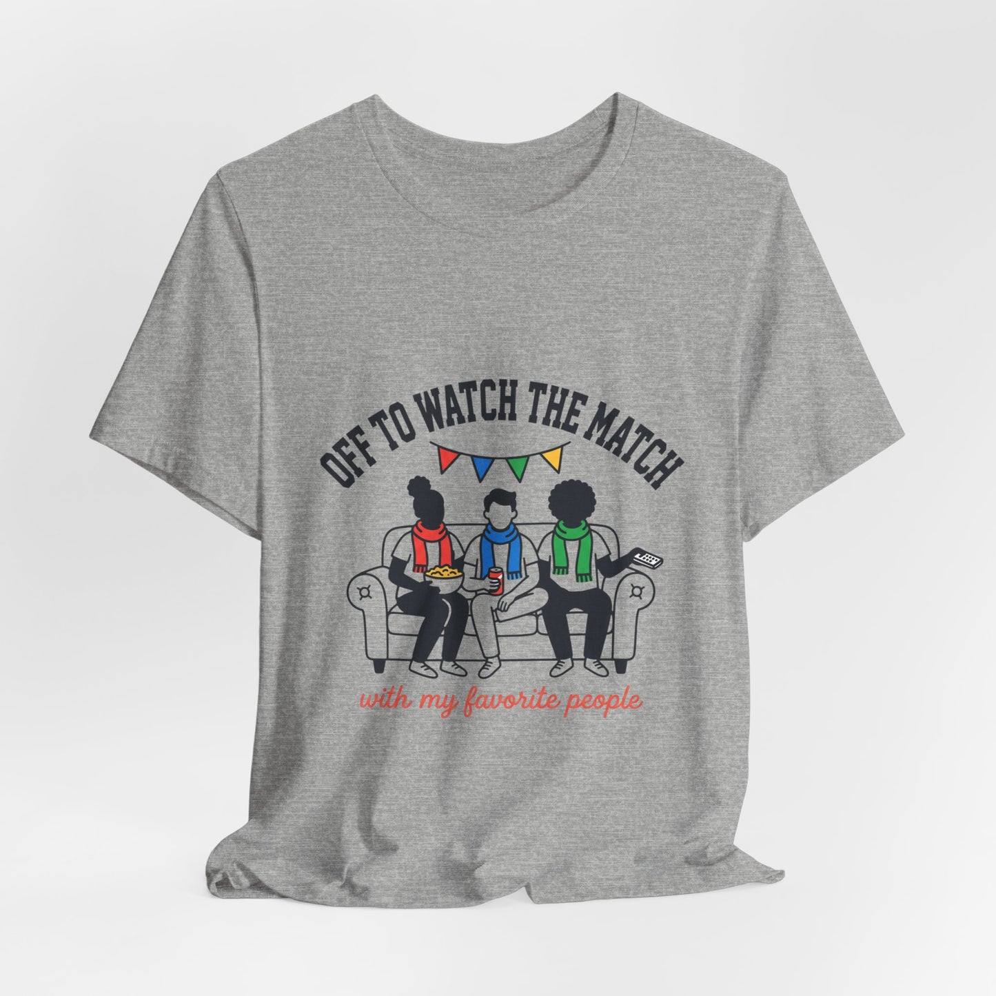 Off to Watch the Match Tee | soccer watch party, match-day outfit